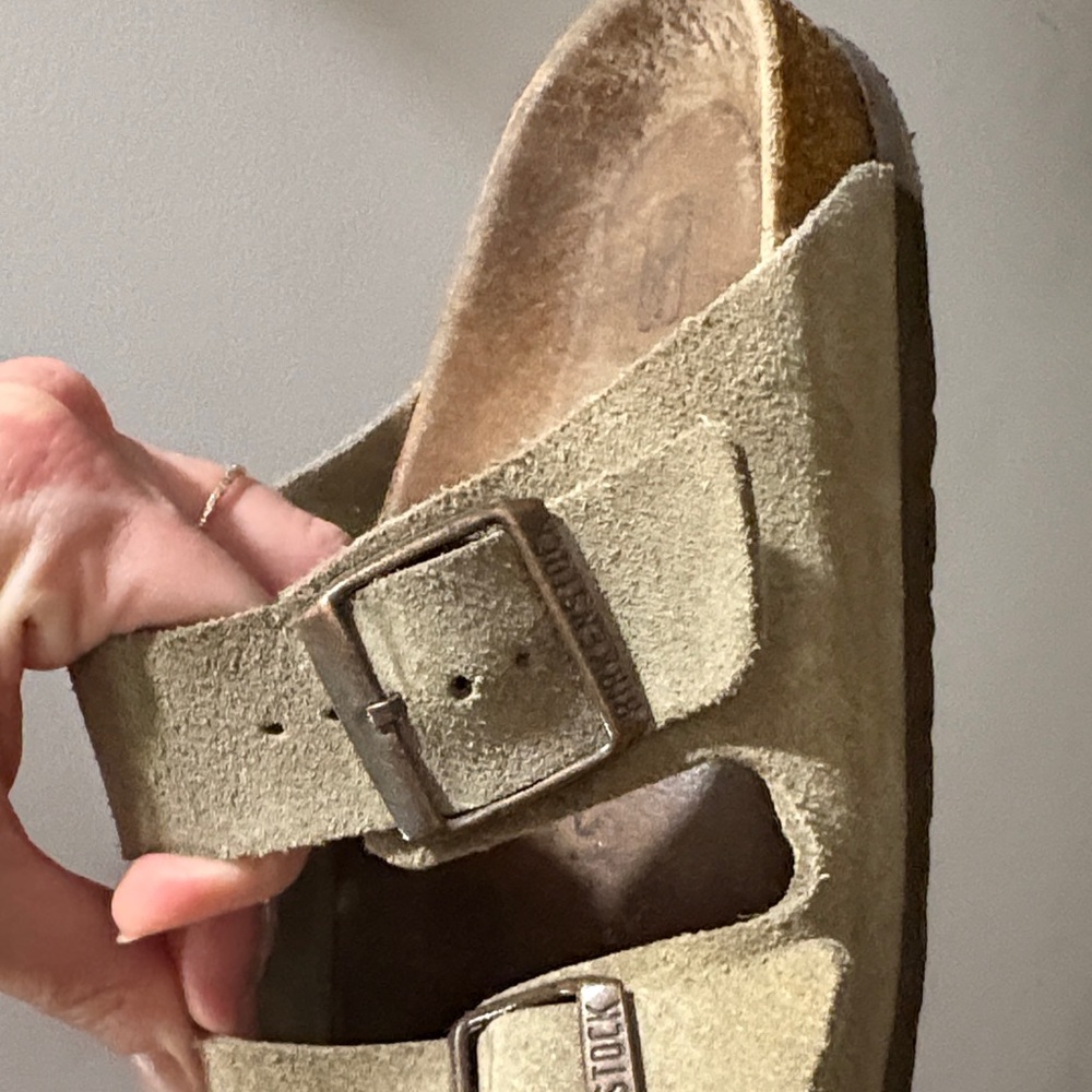 Birkenstock Tan Suede Sandals